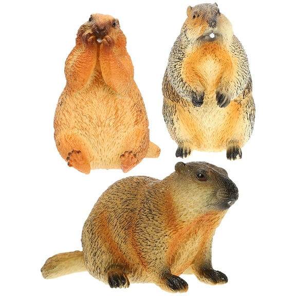 RENACLIPY Realistic Statues Assorted Colors 3 Pieces for Home Decor Desktop Display