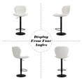 thumbnail image 3 of Zzistar 4Pcs Swivel Bar Chairs ,Adjustable Bar Stools Counter Height Bar Stools with High Backrest, 3 of 7