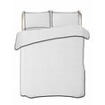 thumbnail image 2 of Quilts Twin Size, Pure White Soft Comforter Bedding Set for Bed, Simple Solid Color Lightweight Quilted Bedspread with Pillow Cover(2 Pieces) for All Season, 68x86 Inch, 2 of 6