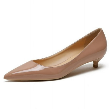 YCNYCHCHY Low Thin High Heel Sexy Ladies Pumps Pointed Toe Fashion Slip On Women Shoes Patent Leather Stilettos Big Size Female