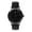 BlkGun ; Black, variant on Genuine Real Diamond at 12 o'clock Elegant and Classy Mens Watch for all Occasions - Easy Reader Simplistic Slashes at every hour - Handsomely Stunning