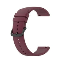 22mm Solid Color Silicone Sports Watch Strap Designed for Easy Replacement and Sweat Resistance