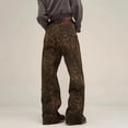thumbnail image 3 of Jeans Mujeres y Hombres Pantalones de Leopardo Y2K Baggy Boyfriend Jeans Y2K Vintage Jeans Moda Cómodos Jeans Pantalones Casuales de Moda M, 3 of 8