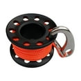 thumbnail image 2 of S SERENABLE Compact Finger Reel Wreck Scuba Tech Diving Spool with 10m/98ft Orange Line Rope Black, 2 of 9