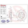 thumbnail image 3 of Brembo 0994642XC02; Brake Rotor; Xtra; Solid Cross Drilled; One Piece Design, 3 of 4