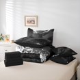 thumbnail image 6 of Manfei Boys Girls Oil Painting Bedding Comforter Set 7 Pieces,Abstract Graffiti Full Bedding Set Lightweight,Minimalist Mid Century Fitted Sheet Flat Sheet,Microfiber Bedroom Decor,Reversible, 6 of 8