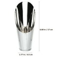 thumbnail image 4 of Stainless Steel Garden Bucket Soil Dig Shovel for Storage Silver Lightweight Portable 7.87 Inches, 4 of 8