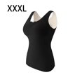 thumbnail image 4 of Jumpingount Ropa interior térmica acolchada de invierno para mujer, Top transpirable de mantenimiento del calor, chaleco informal de poliéster, accesorio Ropa interior Negro XXXL Jumpingount AP013622-09, 4 of 6