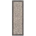 thumbnail image 2 of Safavieh Chelsea Doriane Bordered Wool Runner Rug, White/Black, 2'6" x 6', 2 of 10