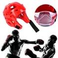 thumbnail image 6 of BLEEUS Taekwondo Head Protection Martial Arts Headgear For Adults Fitness Supplies (Red M), 6 of 10