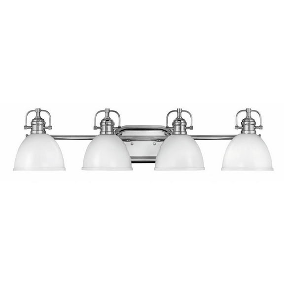 Four Light Vanity Light in Traditional-Coastal Style 33 inches Wide By 7.75 inches High Bailey Street Home 81-Bel-3088242