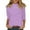 Light Purple&061225O, variant on Garbnen Women's Mock Neck Tops Blue Fitted 3/4 Length Sleeve Womens Tops Dressy Spring Summer Three Quarter Sleeve Women's Blouse