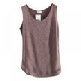 thumbnail image 4 of Summer Women Solid Loose Vest Sleeveless Cotton Tank Tops Basic Tee Blouse Cami Camisole Loose Fitting Vest, 4 of 10
