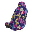 thumbnail image 2 of Daiia Paint Butterflies Printed Car Seat Cover - Waterproof & Sweatproof - Universal Fit, Machine Washable, Non-Slip - Seat Protector for Car, Truck, SUV, Van (1 Pack), 2 of 5