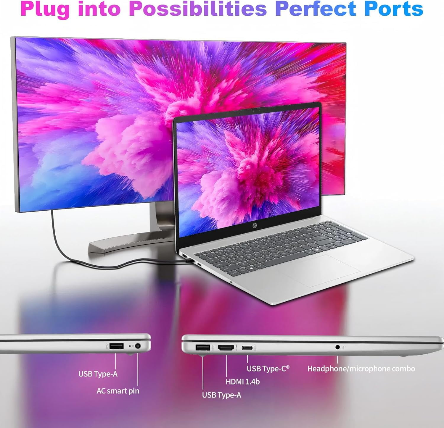 HP 15.6 Touchscreen Laptop Computer for Business, Intel 10-Core i7-1355U, 16GB RAM, 512GB SSD, 15.6" FHD Touch Screen, Intel Iris Xe GPU, Wi-Fi 6, Copilot, Windows 11 Pro