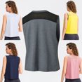 thumbnail image 1 of Women Workout Tank-Tops Mesh Quick Dry Stretch Loose Running Exercise, 1 of 8