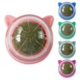 thumbnail image 4 of Catnip Ball Gatos Molar Giratorio Natural Lamiendo Bolas Snacks Rosa Hugtrwg Para estrenar, 4 of 8