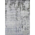 thumbnail image 1 of Ahgly Company Indoor Rectangle Mid-Century Modern Metallic Silver Gray Area Rugs, 2' x 3', 1 of 1