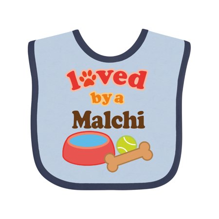 

Inktastic Malchi Dog Lover Gift Baby Boy or Baby Girl Bib