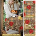 thumbnail image 5 of Pioneer Flower Floral Print Pattern Round Tablecloth 60 X 60 Inch, Wrinkle Resistant Wipeable Table Cloth for Kitchen Dining Picnic Patio Party, 5 of 6