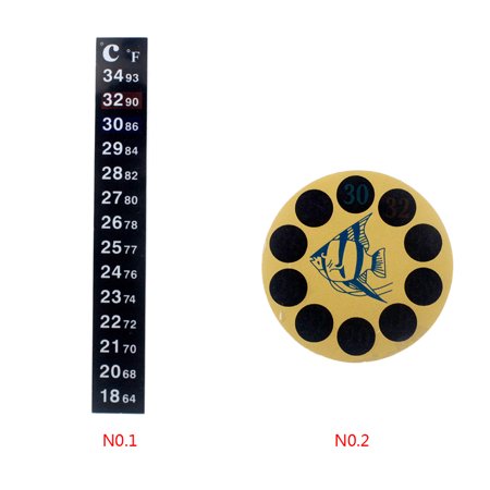 Mini Waterproof Paper Aquarium Sticker Thermometer Office Thermometer ...