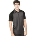 thumbnail image 4 of All Sport Unisex Performance Three-Button Raglan Polo, 4 of 5