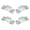 White zinc model, variant on 2Pcs Universals Sectional Sofa interlocks Connector Bracket Metal Hardware Sofa Connection and Fixation Buckles