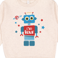 thumbnail image 3 of Inktastic Robot 4th Birthday Toddler Sweatshirt, 3 of 4