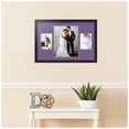 thumbnail image 2 of ArtToFrames Collage Photo Picture Frame with 1 - 11x14 and 2 - 5x7 Openings, Framed in Black with Grape and Black Mats (CDM-3926-75), 2 of 8