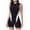 *3-White, variant on VBVC Women's One Piece Athletic Swimsuit,Ladies Zip Front Bathing Set,Sleeveless Sports Surf Jumpsuit For Women,Gray,Size L