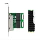 thumbnail image 4 of Tarjeta de Red Gigabit Ethernet NIC M.2 B+M Key 4 Puertos Gigabit Ethernet Industrial NIC Adaptador LAN Ethernet para PC, 4 of 6