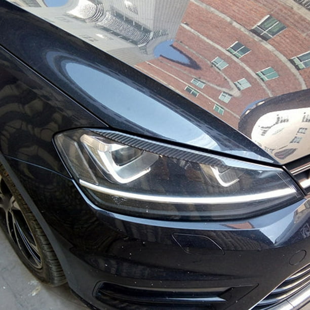 Headlights Eyebrow Eyelids Abs Sticker For Volkswagen Vw Golf 7