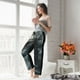 thumbnail image 5 of Balery Cloud White Dragon Pantalones de pijama para mujer, pijamas ultraligeros, pantalones de estar por casa-Small, 5 of 6