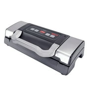 NESCO Compact Vacuum Sealer Machine - Powerful Food Sealing With Moist and Pulse Modes, Accessory Port, Includes 10 Pre-Cut Bags, VS-09