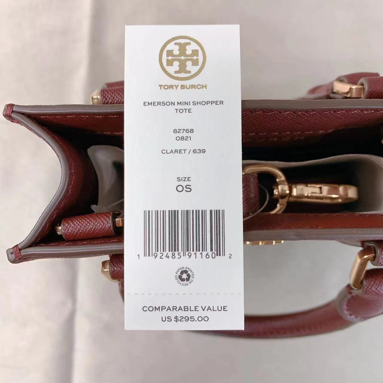 Tory Burch Women's Emerson Mini Shopper Tote, Printed Tory Burch Women's Emerson Mini Shopper Tote, Printed