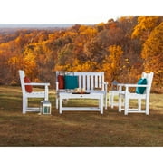 POLYWOOD Vineyard 60 Bench in Slate Grey