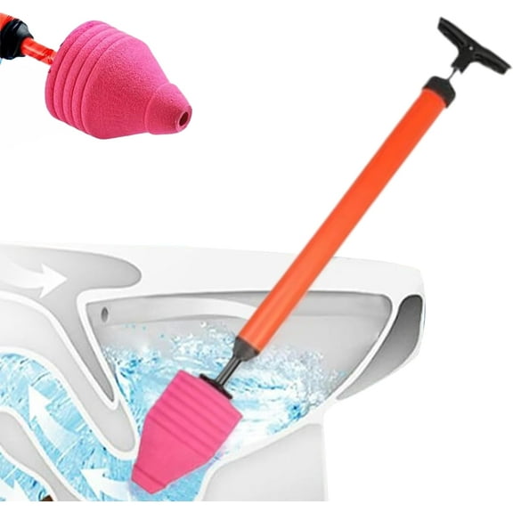 High Pressure Toilet Plungers for Bathroom: Toilet Plunger Clog Remover Unblock One Shot,Air Plungers for Bathroom Heavy Duty,Toilet Plunger for Toilet, Clogged Pipe,Floor Drain