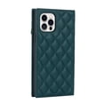 thumbnail image 5 of Crossbody Bag Wallet Case for iPhone 12 Pro Max,Shockproof Luxury PU Leather Zipper Pocket Magnetic Closure Folio Card Slot Flip Kickstand Phone Case with Shoulder Strap,Green, 5 of 12
