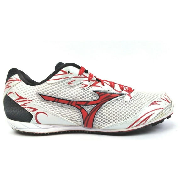 Mizuno Men's Running Shoes Track and Field Tempo LD Round Toe White Red Black