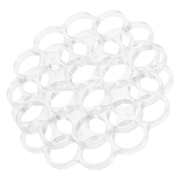 LOLIPPYY 2-Pack Clear Floral Grid Stem Holder for Vase, Perfect for Versatile Flower Arrangements and Bouquet Display