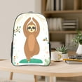 thumbnail image 5 of Sikiie Cute Sloth In Yoga Pose Tree Clear Backpack, Transparent Bookbag for School for Women Men, Capacity Clear Bag for College, Travel, 5 of 7