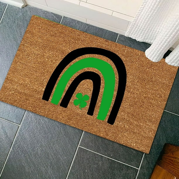 Coappsuiop St. Patricks Day Decor Carpet Irish Day Floor Mats Holiday