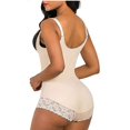 thumbnail image 2 of SHAPERX Shapewear para mujer Control de barriga Fajas Colombianas Body Shaper Cremallera Busto abierto Body Zhivalor CQ490-4, 2 of 5