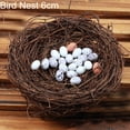 thumbnail image 2 of SPRING PARK Miniature Little Bird Egg Nest Handmade Garden Decor Collectible, 2 of 6