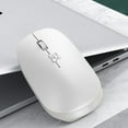 thumbnail image 2 of SHENGXINY Wireless Mouse Clearance Wireless Mouse Office Computer Reable Dual Modes Mute Button Design Low Power Stable A Wide Range of Devices White, 2 of 7