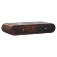 thumbnail image 2 of Artisan Furniture Solid Wood Wall Mounted California Walnut Console Table, Brown, 2 of 8