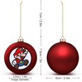 thumbnail image 2 of Bolas navideñas de Super Mario, decoración navideña, bolas para festivales, fiestas, adornos para árboles, 2 of 5