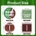 thumbnail image 2 of Football Party Supplies Serve 25, 100Pcs Football Plates and Napkins, Disposable Paper Touchdown Dinner Tableware for Football Birthday Party Football Game Day Tailgate Party Decorations ﻿, 2 of 4