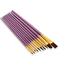 thumbnail image 5 of Acrylic Paint Brush Set 10Pcs Nylon Hair Brushes for All Purpose Oil, 5 of 6