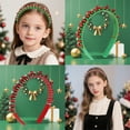 thumbnail image 4 of Vacemry Under $5 Christmas Headband with Bells, Red Green Hair Accessory for Women Girls, Festive Party Hair Band, Elastic Headwear for Christmas Event, Cute Holiday Photo Prop, 4 of 9